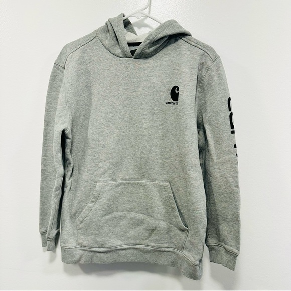 Carhartt Other - Carhartt sweatshirt! Juniors gray hoodie sweater size XL!